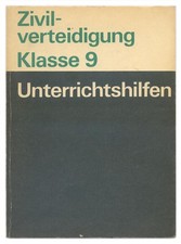 Zivilverteidigung Klasse 9 Unterrichtshilfen * Lehrer Schulbuch DDR 1978