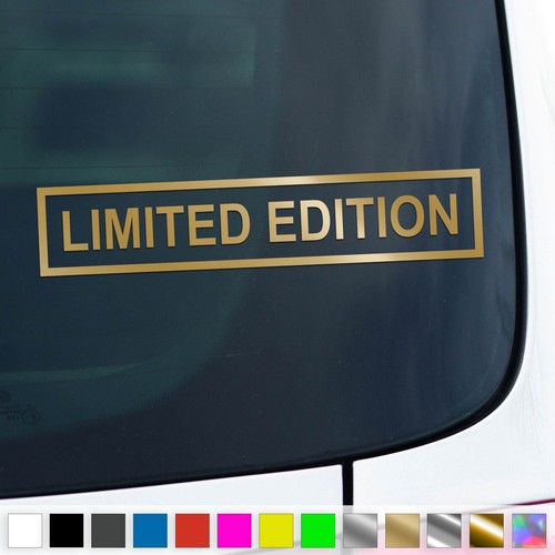 Limited edition aufkleber - limited,