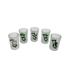 5x Jägermeister Shotglas 2cl Kurze Stamper Schnaps Gläser Likör