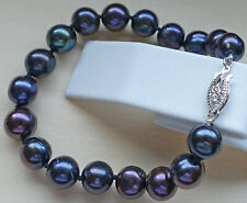 Perlen Armband aus 14kt 585 Gold mit Tahiti Farbe Perle Pearl bracelet ♦️♦️ 8461