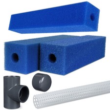 Filterpatrone Schaumstoffpatronen Filterschaum 39 + 50 cm mittel fein Koi Teich