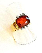 Ring antik mit Citrin und