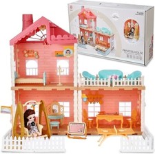 Puppenhaus mit LED Lichtern
