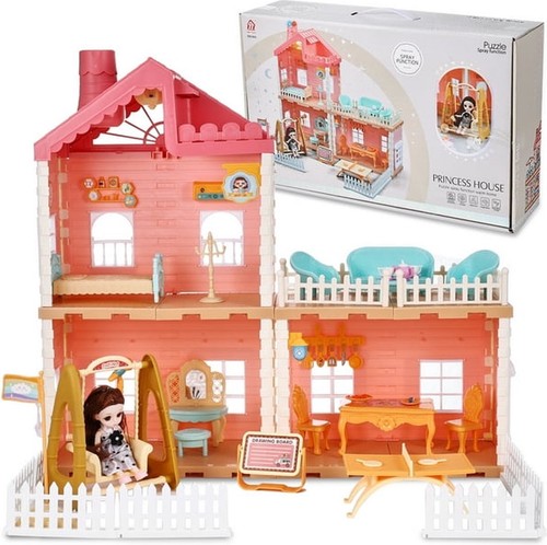Puppenhaus mit led lichtern - mit,