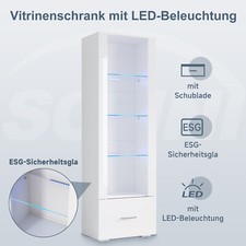 LED Standvitrine