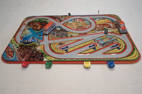 Blechspielzeug verkehrsspiel - blechspielzeug,