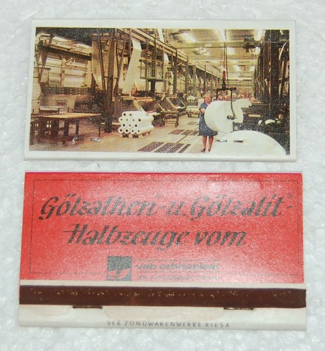 Streichholzheftchen ddr veb - streichholzheftchen,