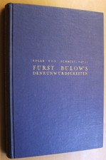 Fürst Bülows Denk-Unwürdigkeiten. Ein Protest. 1931