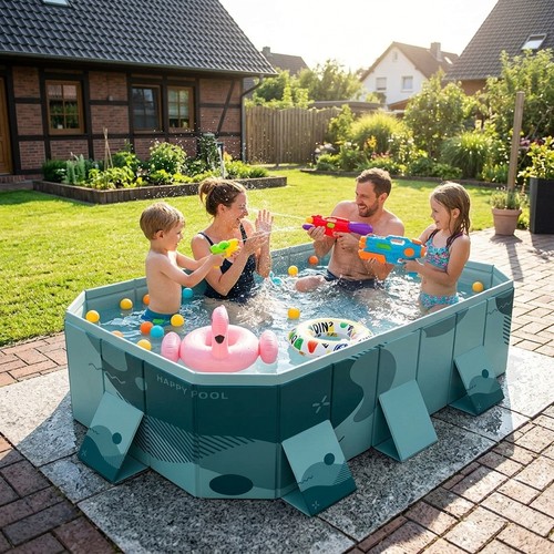 Faltbarer swimmingpool - faltbarer,