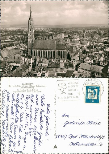 Landshut martinskirche mit - landshut,