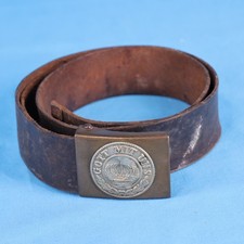 Koppel mit Riemen Gott mit Uns Stempel Heidenreich