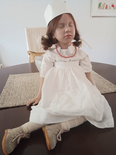 Sammlerpuppe zwergnase nicole - sammlerpuppe,