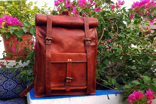 Ziegenleder tasche vintage - ziegenleder,