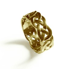 8mm 9ct Gelbgold Keltisch