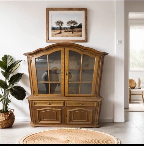 Rustikaler vitrinen schrank - vitrinen,
