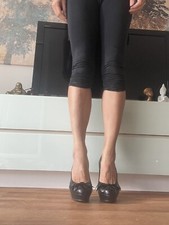 Cavalli Schuhe 38 Plato , High Heels, High Heels Dance, Schwarz