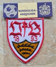 AUFNÄHER VFB STUTTGART 70er Jahre GESTICKT NEU Fussball Fan Patch Pin Ultras alt