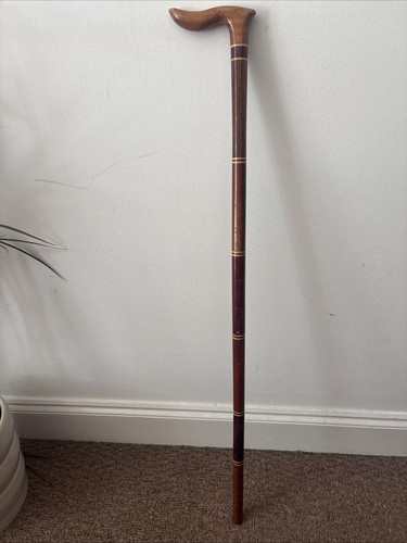 Vintage holzgriff gehstock - vintage,