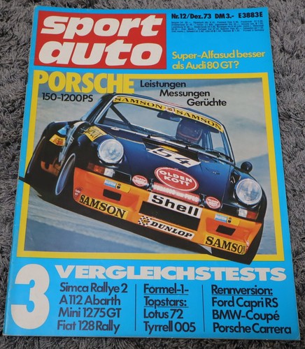 Sport auto 1973 porsche - sport,