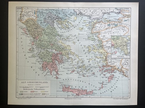 Antike historische landkarte - antike,