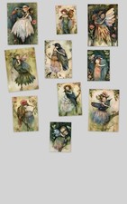 10 Feen & Vögel Karten