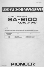 Service Manual für Pioneer