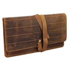 Tabaktasche braun aus echtem