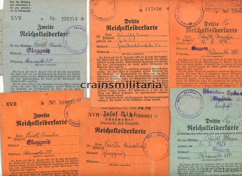 Orig reichskleiderkarte - orig.,
