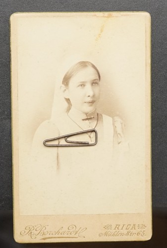 Foto portrait cdv - portrait, riga