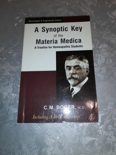 Boger synoptic key of - c.m.,