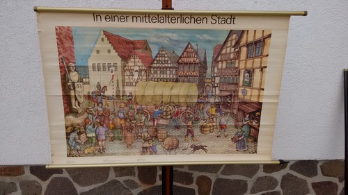 Schulwandkarte rollbild in - ",