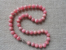 Rhodochrositkette rosa Halskette 46cm lang 9mm Kugeln