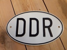 Ddr blechschild auto lkw - blechschild,
