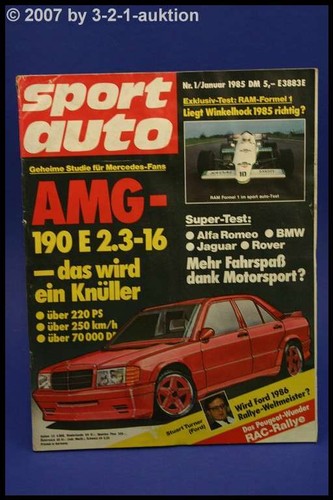 Sport auto amg - 1/85, e