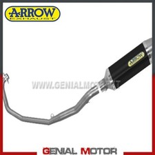 Komplett Auspuff Arrow Street Thunder Alum Schwarz Honda Cbr 125 R 2004 > 2010