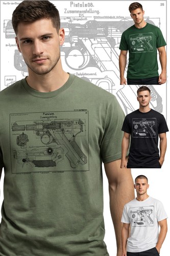 Luger p08 pistole shirt - p08, –