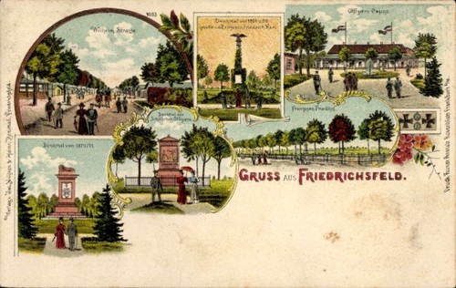 Litho friedrichsfeld voerde - litho, am