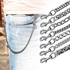 Hosenkette Biker Börsenkette Kellnerkette Karabiner Ring Schlüsselbund Wallet