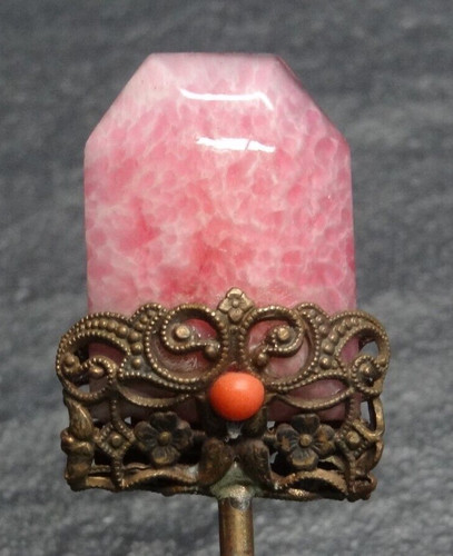 Hutnadel antik lang art deco - antik,