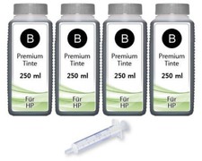 1000ml Nachfüll Tinte für HP