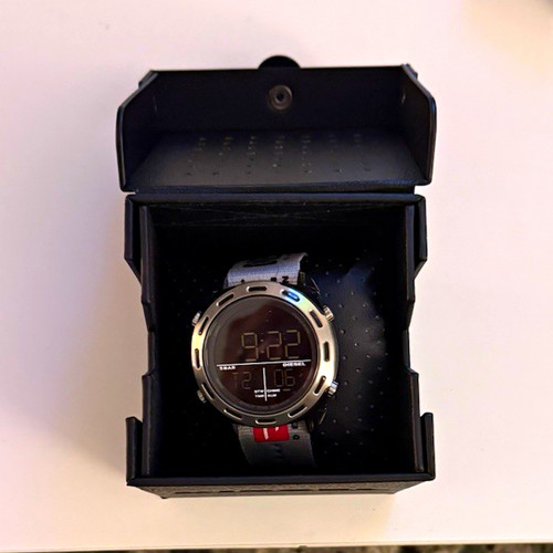 Diesel unisex digitaluhr - digitaluhr, rund