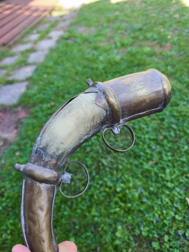 Antikes pulverhorn - antikes, /