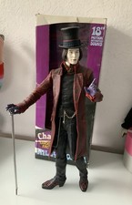 Willy Wonka Neca 18“ Motion Activated Sound Figure Johnny Depp Chocolate