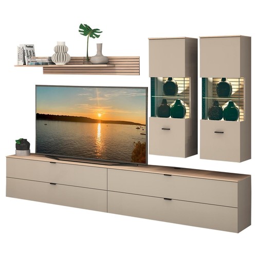 Wohnwand schrankwand teilig - wohnwand,