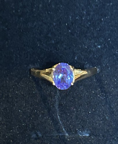 Ring gelbgold 585 mit - ring, tansanit