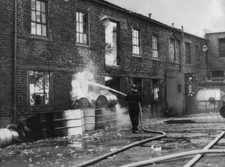 Fire at the Domestos factory