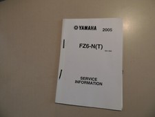 Werkstatthandbuch Service Information Heft Yamaha FZ6 - N 2004-2005