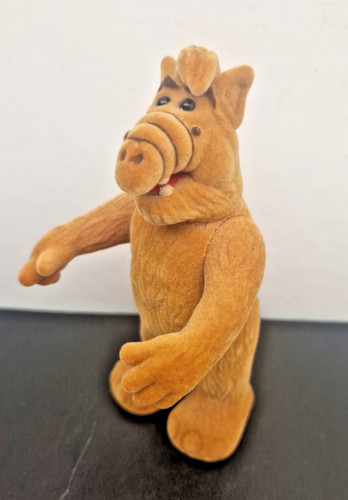 Alf simba geflockte figur - alf,