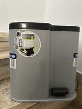 Curver Duo Bin Müllsortiereimer mit Pedal- Treteimer