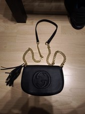 Damen Handtasche Schultertasche Schwarz Neu